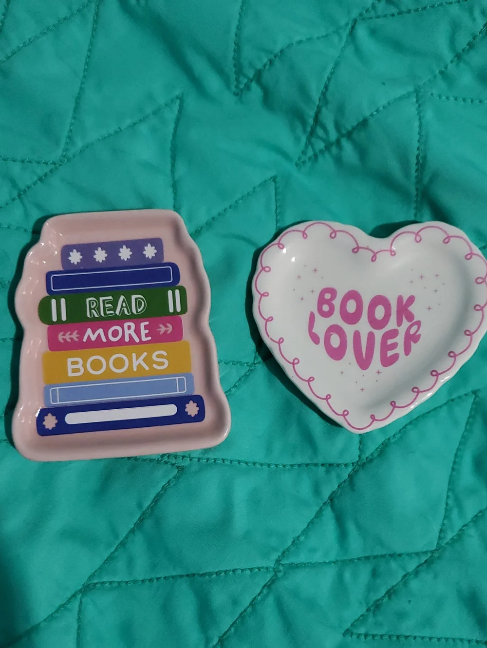 2 Book Lovers Mini Trinket Trays